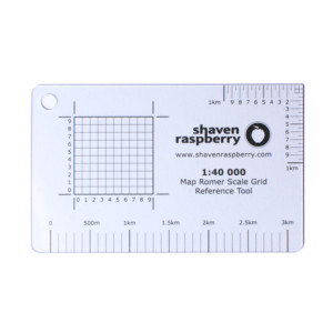 1-40000-Grid Reference Tool Map Romer Scale
