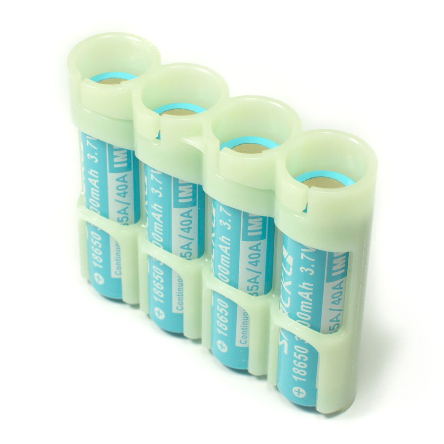 18650 Luminous Battery Caddy